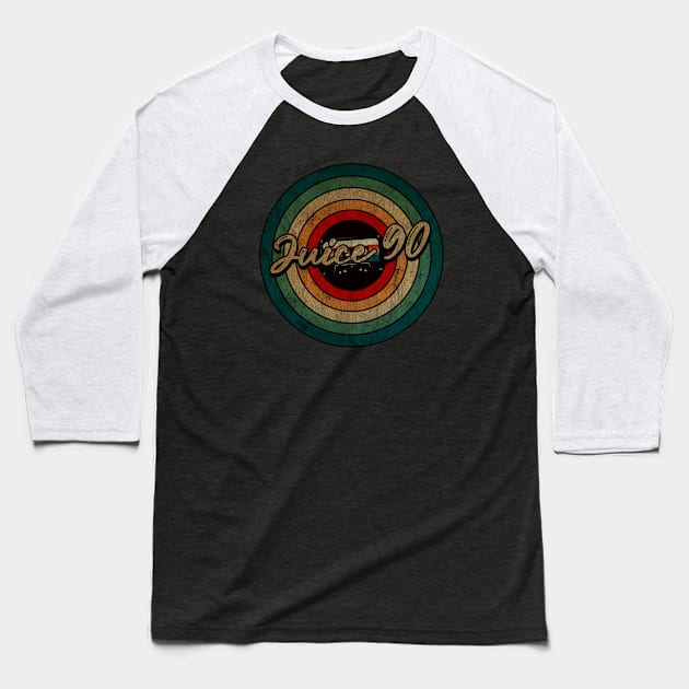 Juice 90  -  Vintage Circle kaset Baseball T-Shirt by WongKere Store